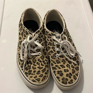 Vans Leopard Print 8.5 Preowned